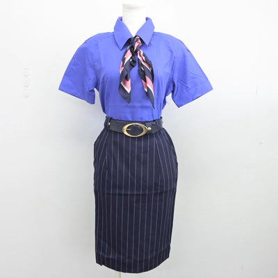 【中古】 全日空 ANA 女子制服 6点（ジャケット・シャツ・スカート）sf028577