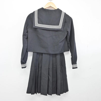 【中古】東京都 富士見中学高等学校 女子制服 3点（セーラー服・スカート）sf028589