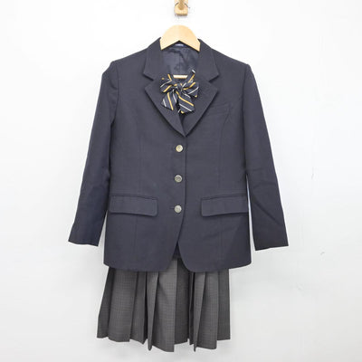 【中古】北海道 札幌平岸高等学校 女子制服 4点（ブレザー・スカート）sf028605