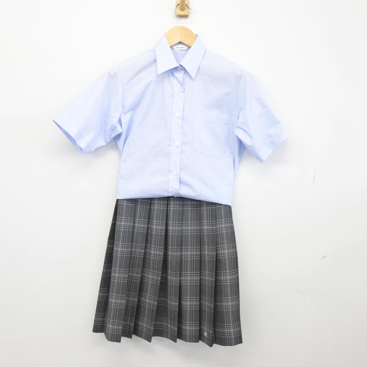 【中古】東京都 町田総合高等学校 女子制服 3点（シャツ・スカート）sf028606