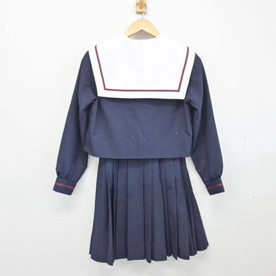 【中古】大阪府 平井中学校 女子制服 3点（セーラー服・スカート）sf028610