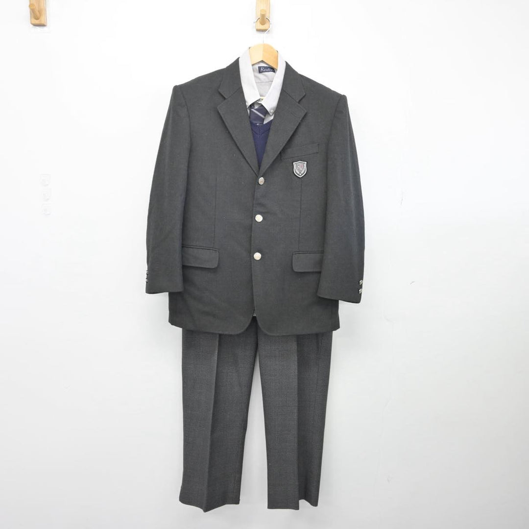 中古制服】大阪府 貝塚高等学校 男子制服 5点（ブレザー・ニット・シャツ・ズボン）sf028613【リサイクル学生服】 | 中古制服通販パレイド