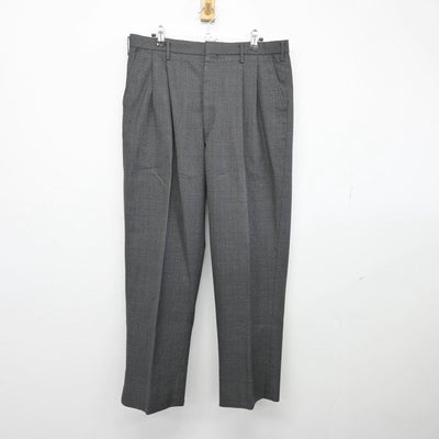 【中古】大阪府 貝塚高等学校 男子制服 5点（ブレザー・ニット・シャツ・ズボン）sf028613