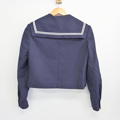 【中古】大分県 王子中学校 女子制服 3点（セーラー服・スカート）sf028630