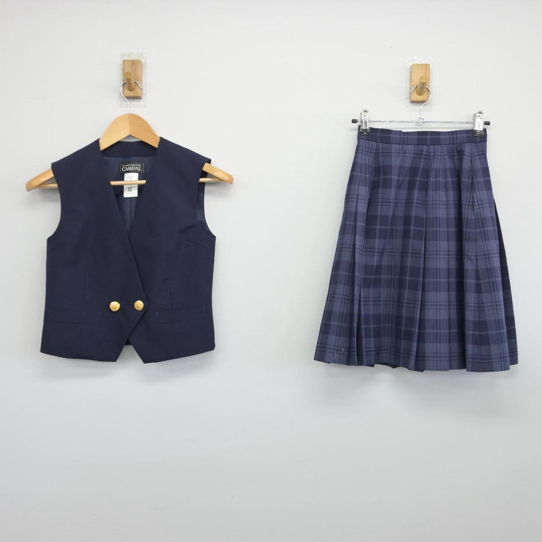 中古制服】神奈川県 川崎市立橘高等学校 女子制服 2点（ベスト・スカート）sf028641【リサイクル学生服】 | 中古制服通販パレイド