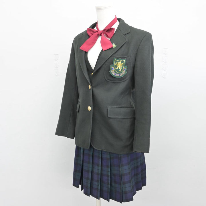 【中古】宮城県 仙台育英高等学校 女子制服 4点（ブレザー・ベスト・スカート）sf028653