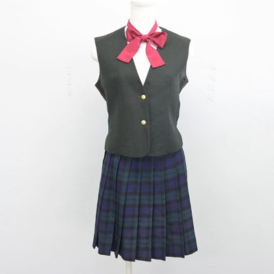 【中古】宮城県 仙台育英高等学校 女子制服 4点（ブレザー・ベスト・スカート）sf028653