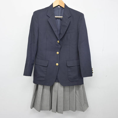 【中古】兵庫県 立網干高等学校 女子制服 3点（ブレザー・スカート）sf028661