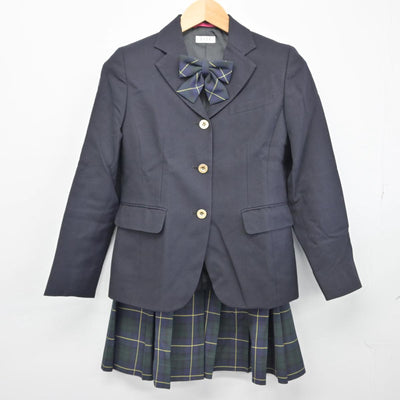 【中古】愛媛県 旧松山城南高等学校 女子制服 4点（ブレザー・ニット・スカート）sf028667