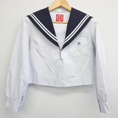 【中古】愛知県 犬山高等学校 女子制服 2点（セーラー服・スカート）sf028669