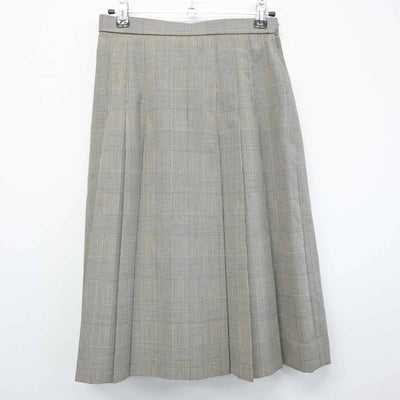 【中古】福島県 安積第二中学校 女子制服 5点（ブレザー・ベスト・シャツ・スカート）sf028673