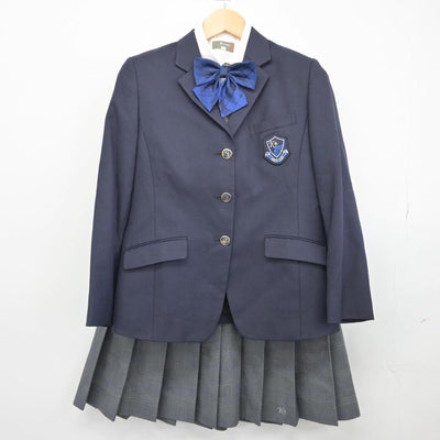 【中古】東京都 啓明学園 女子制服 5点（ブレザー・シャツ・スカート）sf028684