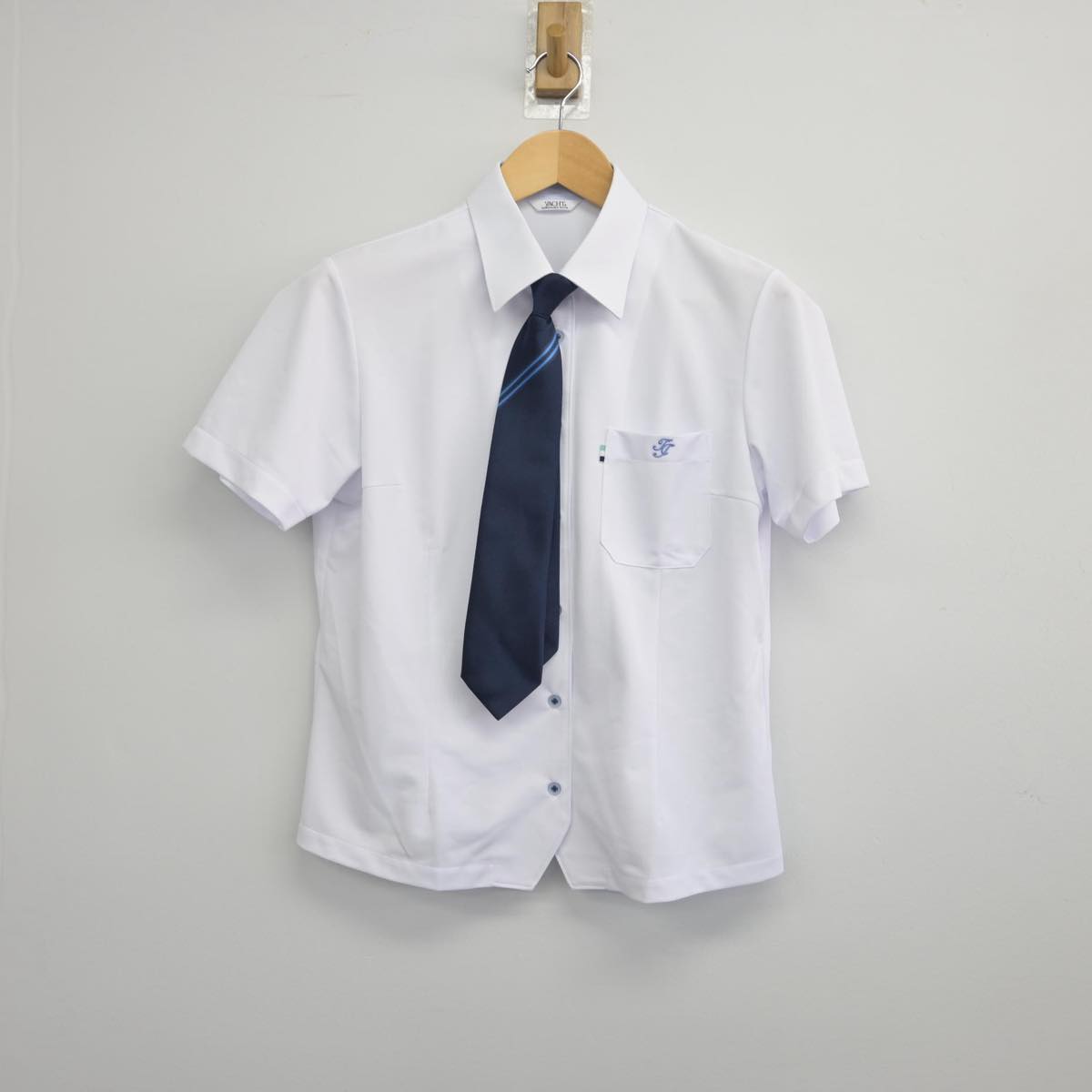 【中古】岡山県 高梁城南高等学校 女子制服 3点（シャツ・スカート）sf028689