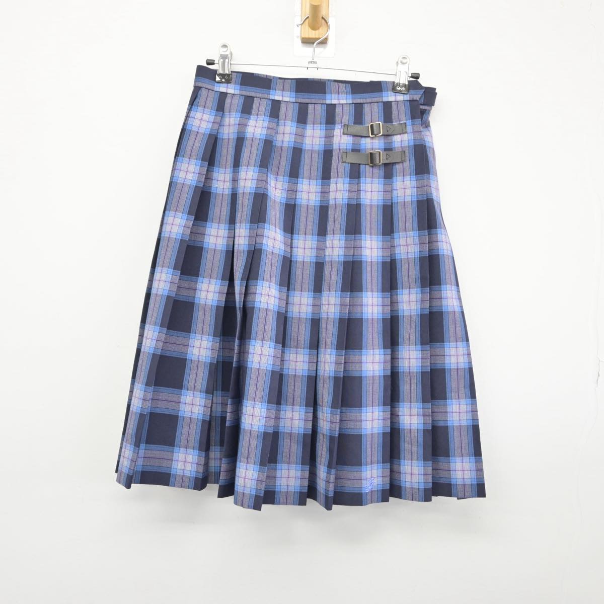 【中古】岡山県 高梁城南高等学校 女子制服 3点（シャツ・スカート）sf028689