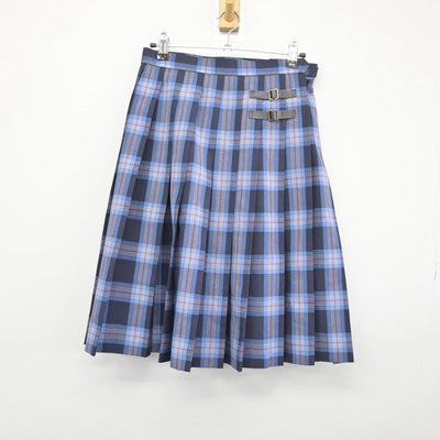 【中古】岡山県 高梁城南高等学校 女子制服 3点（シャツ・スカート）sf028689