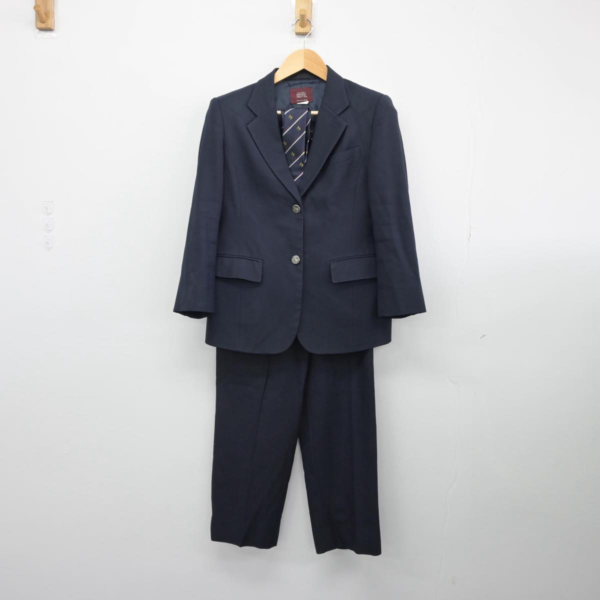 【中古】神奈川県 麻生総合高等学校 女子制服 5点（ブレザー・スカート・ズボン）sf028693