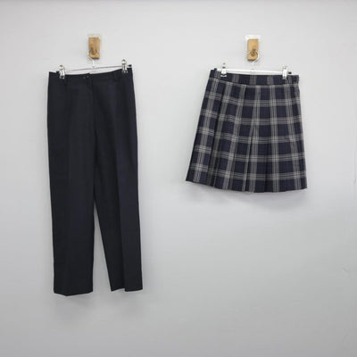 【中古】神奈川県 麻生総合高等学校 女子制服 4点（スカート・ズボン）sf028694