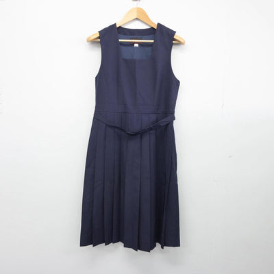 【中古】東京都 亀戸中学校 女子制服 1点（ジャンパースカート）sf028696