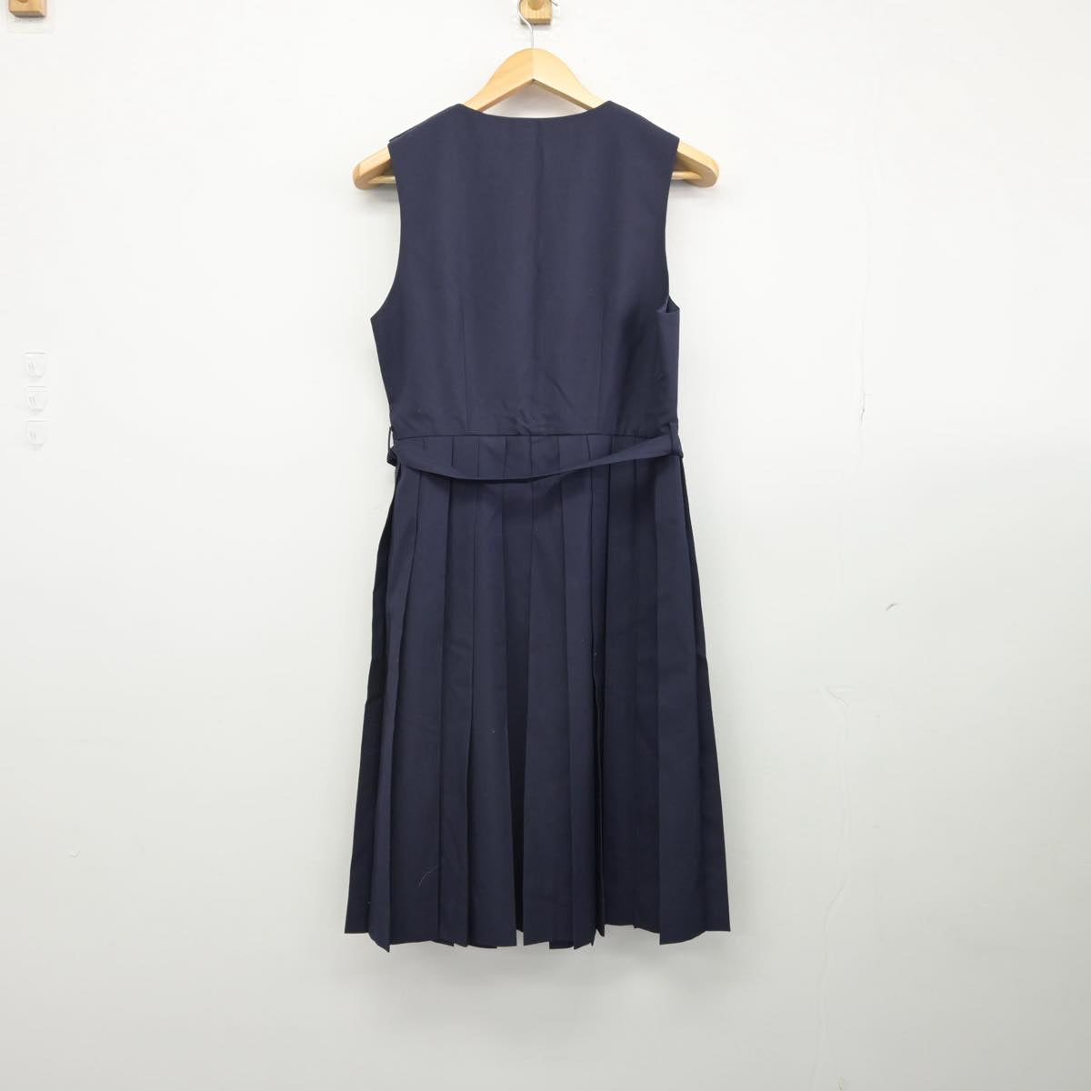 【中古】東京都 亀戸中学校 女子制服 1点（ジャンパースカート）sf028696