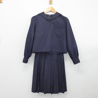 【中古】東京都 成女高等学校 女子制服 2点（セーラー服・スカート）sf028700