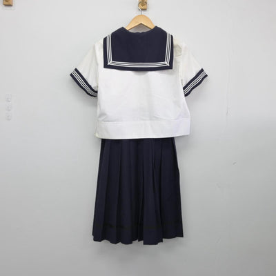 【中古】東京都 成女高等学校 女子制服 3点（セーラー服・スカート）sf028701