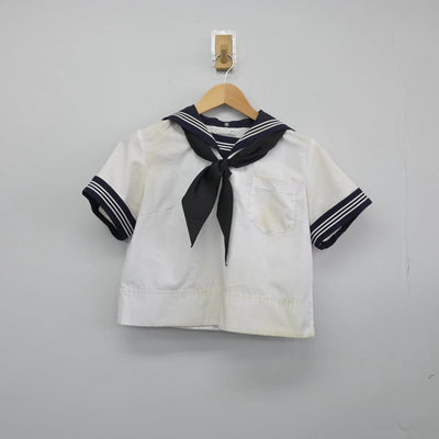 【中古】東京都 成女高等学校 女子制服 3点（セーラー服・スカート）sf028701