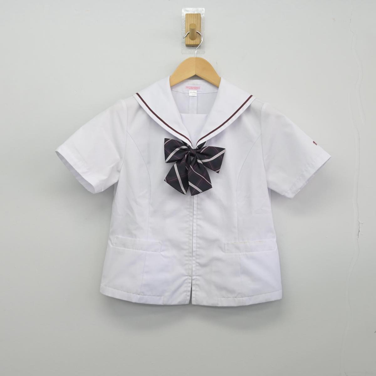 【中古】茨城県 常総学院高等学校 女子制服 2点（セーラー服）sf028704