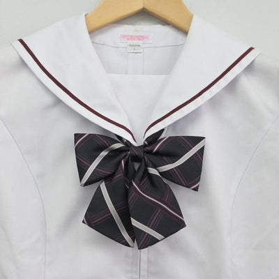 【中古】茨城県 常総学院高等学校 女子制服 2点（セーラー服）sf028704