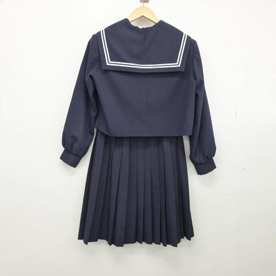 【中古】愛知県 白木中学校 女子制服 3点（セーラー服・スカート）sf028712