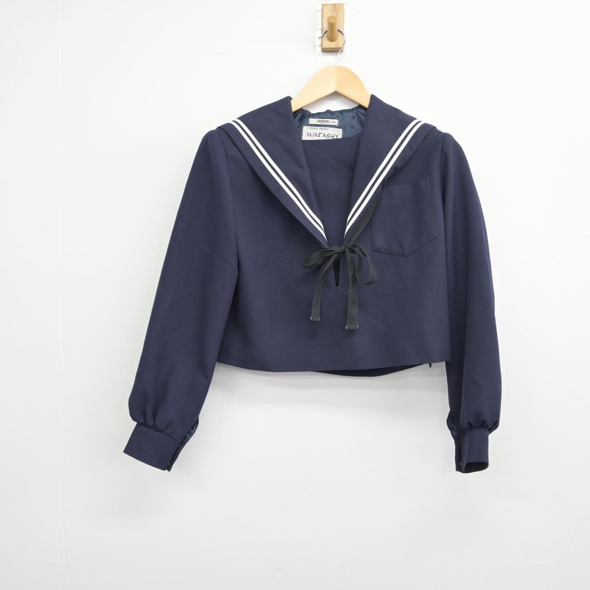 【中古】愛知県 白木中学校 女子制服 3点（セーラー服・スカート）sf028712