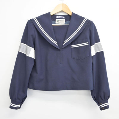 【中古】静岡県 吉田中学校 女子制服 2点（セーラー服・シャツ）sf028721