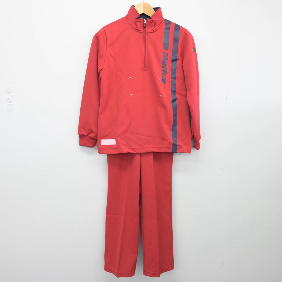 【中古】大阪府 梅花高等学校 女子制服 2点（ジャージ 上・ジャージ 下）sf028730