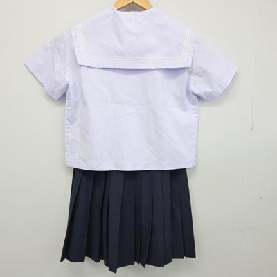 【中古】奈良県 片塩中学校 女子制服 2点（セーラー服・スカート）sf028733