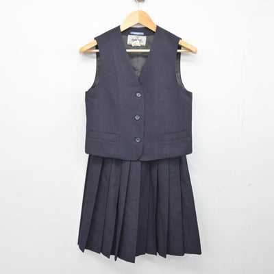 【中古】埼玉県 朝霞高等学校 女子制服 3点（ブレザー・ベスト・スカート）sf028748