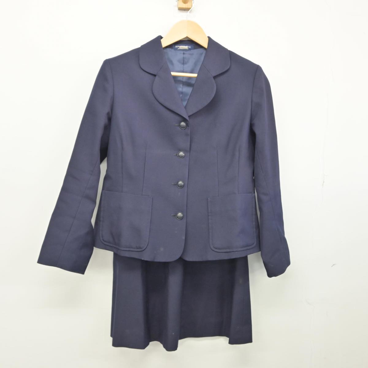 【中古】群馬県 高崎女子高等学校 女子制服 2点（ブレザー・スカート）sf028756