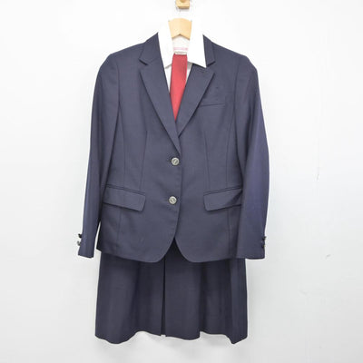 【中古】石川県 日本航空高等学校 女子制服 5点（ブレザー・ベスト・シャツ・スカート）sf028760