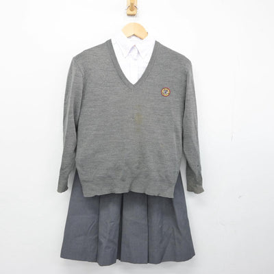 【中古】神奈川県 湘南工科大学附属高等学校 女子制服 6点（ブレザー・ニットベスト・シャツ・スカート）sf028763