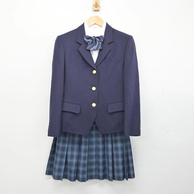 【中古】千葉県 敬愛学園高等学校 女子制服 6点（ブレザー・シャツ・スカート）sf028768