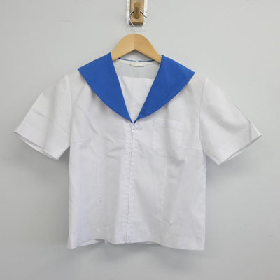 【中古】秋田県 秋田西高等学校 女子制服 4点（セーラー服・スカート）sf028783