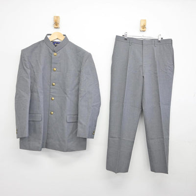 【中古】千葉県 中台中学校 男子制服 2点（ジャケット・ズボン）sf028785