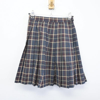 【中古】東京都 愛国高等学校 女子制服 4点（ニットベスト・シャツ・スカート）sf028790