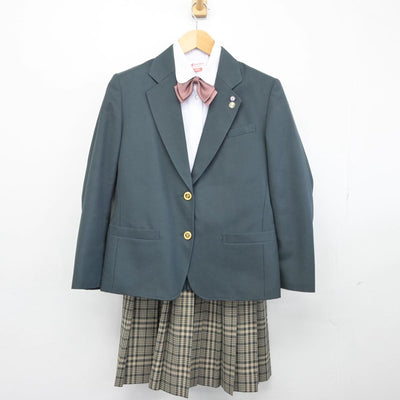 【中古】宮城県 仙台市立高砂中学校 女子制服 6点（ブレザー・ベスト・シャツ・スカート）sf028795