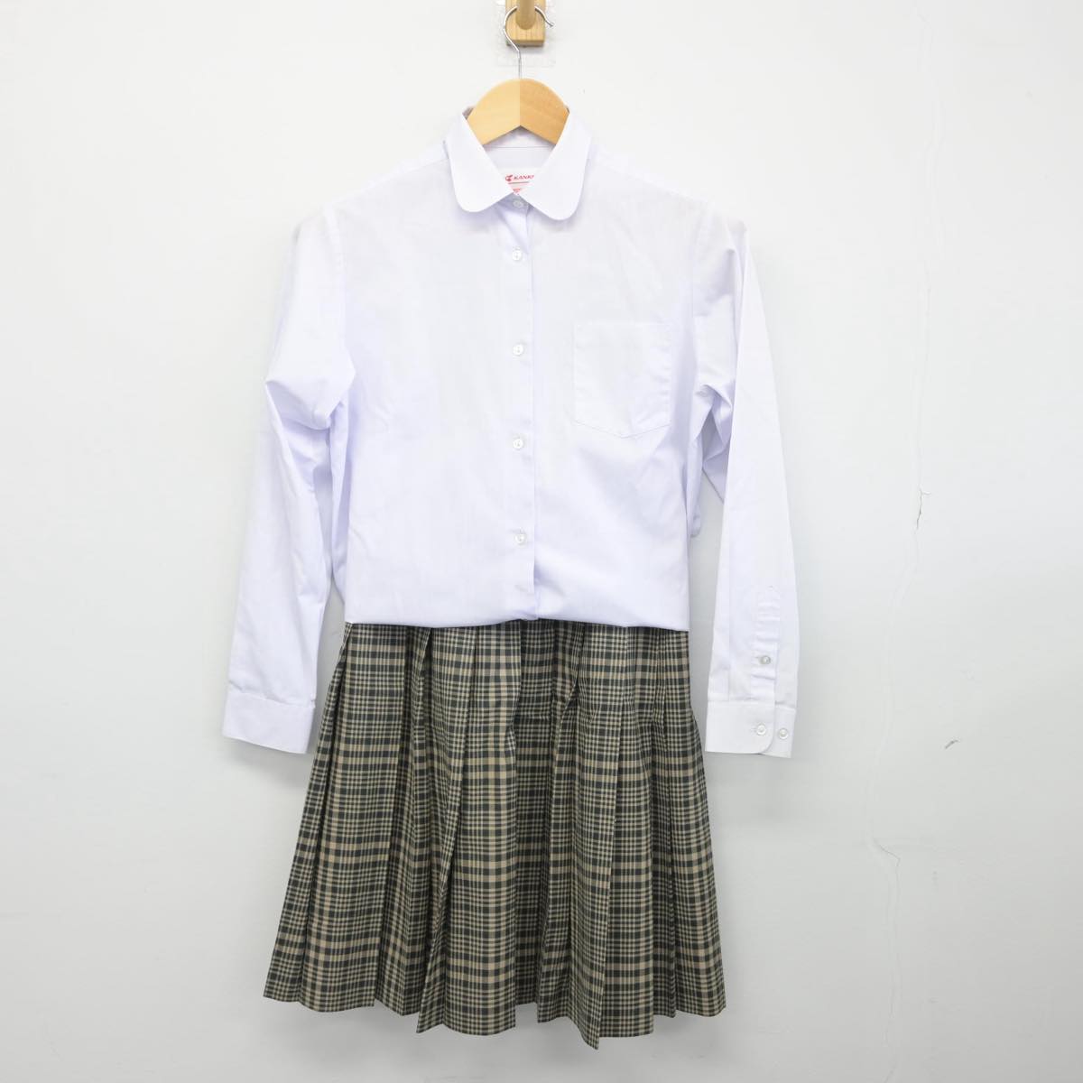 【中古】宮城県 仙台市立高砂中学校 女子制服 2点（シャツ・スカート）sf028796