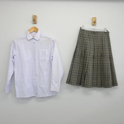 【中古】宮城県 仙台市立高砂中学校 女子制服 2点（シャツ・スカート）sf028796