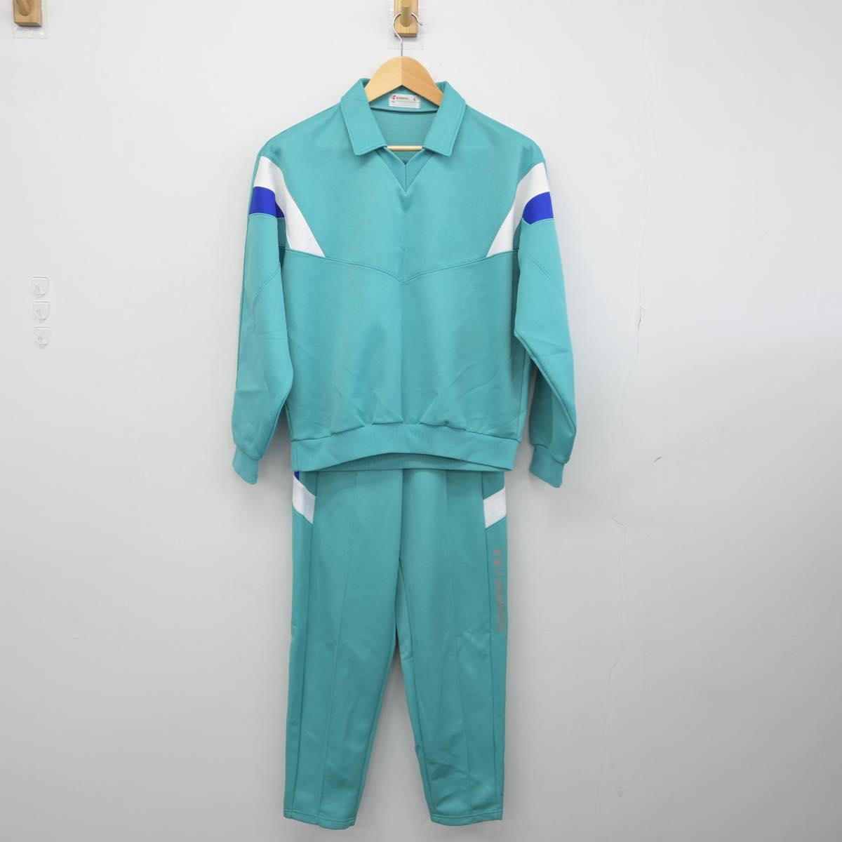 【中古】宮城県 仙台市立高砂中学校 女子制服 2点（ジャージ 上・ジャージ 下）sf028799