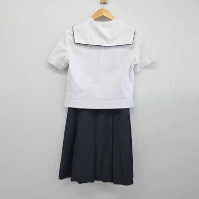 【中古】熊本県 熊本北高等学校 女子制服 3点（セーラー服・セーラー服・スカート）sf028814