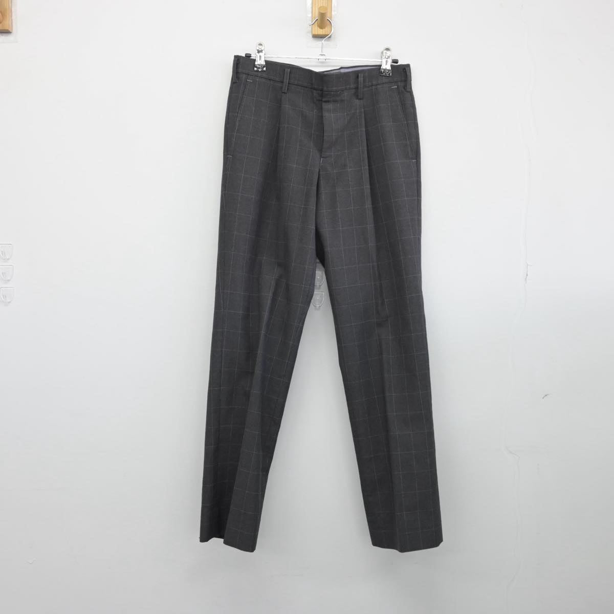 【中古】熊本県 九州学院中学校 男子制服 2点（シャツ・ズボン）sf028819