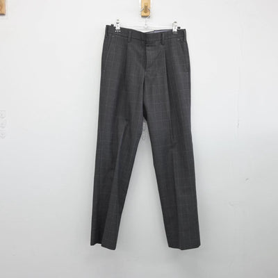 【中古】熊本県 九州学院中学校 男子制服 2点（シャツ・ズボン）sf028819