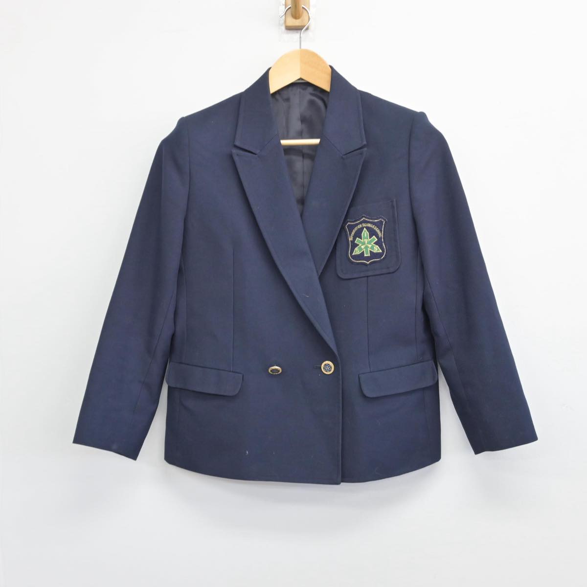 【中古】大分県 情報科学高等学校 女子制服 3点（ブレザー・スカート）sf028825