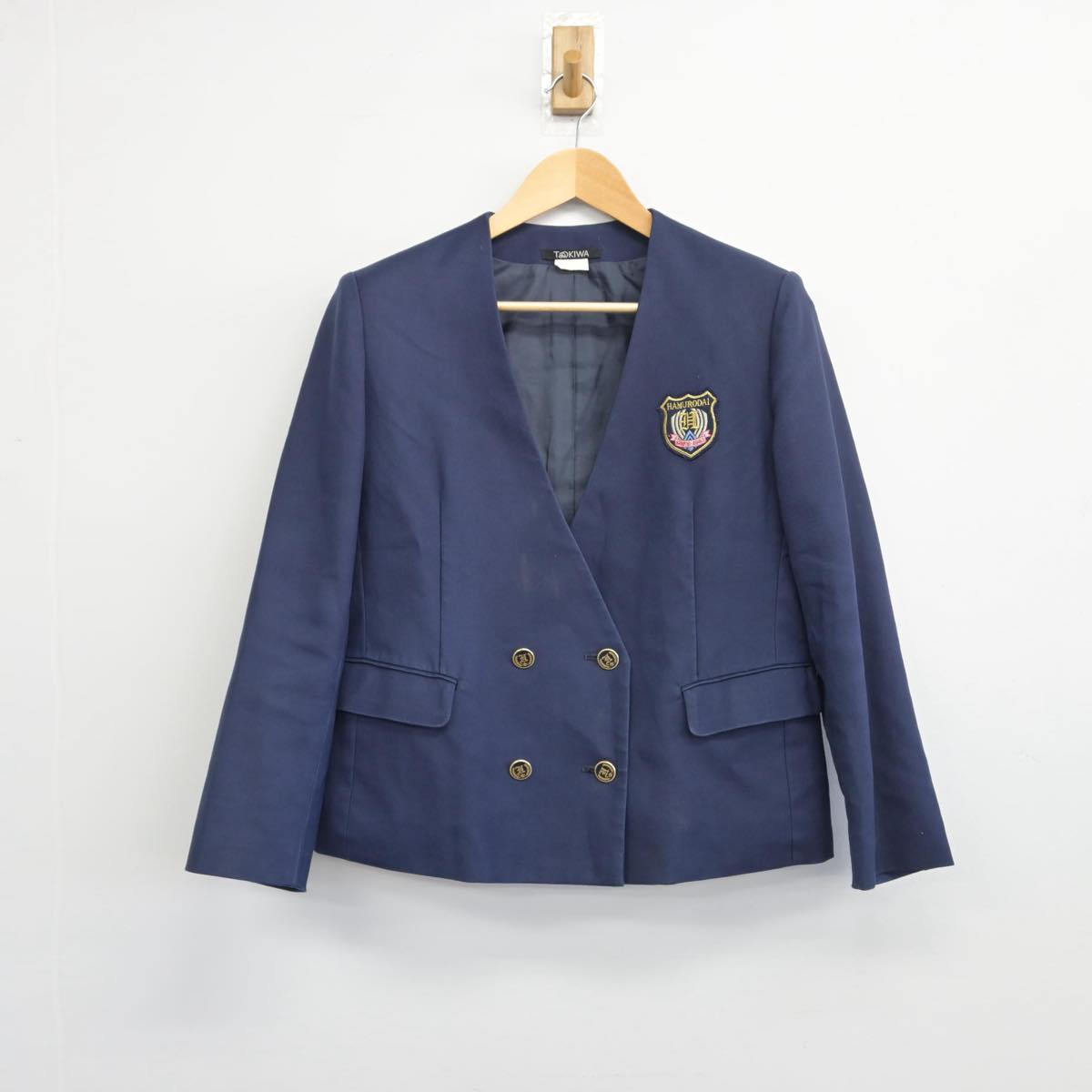 【中古】大分県 別府羽室台高等学校 女子制服 3点（ブレザー・スカート）sf028826